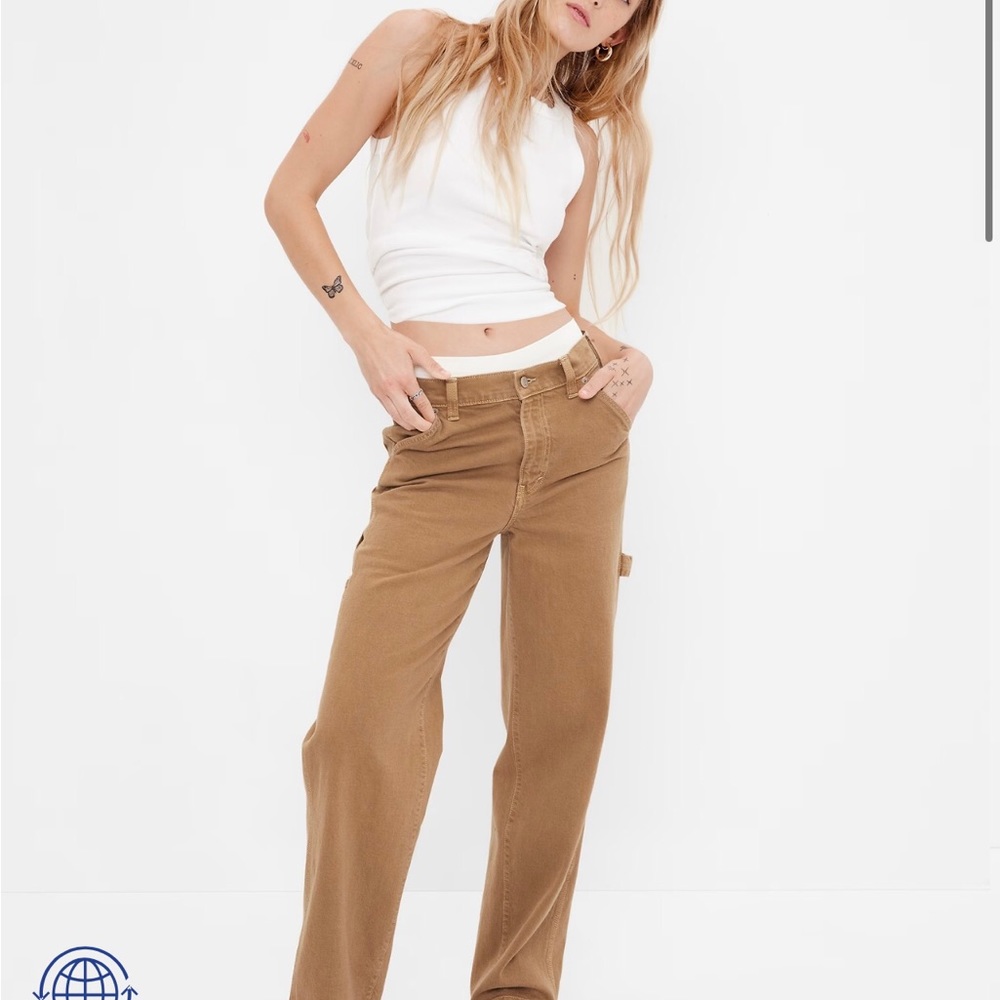 GAP  Mid Rise '90s Loose Carpenter Jeans with Washwell